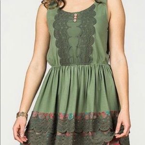 Green Light Rising Dress